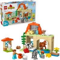 Lego Duplo 10416 Dieren Verzorgen op de Boerderij - thumbnail