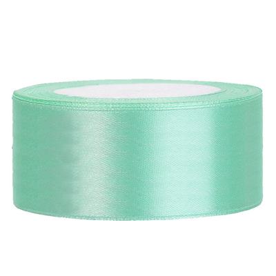 Satijnlint op rol 25mm (25m) Mint Satijnlint op rol 25mm (25m) Mint