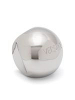 Versace bague Sphere à logo gravé - Argent - thumbnail