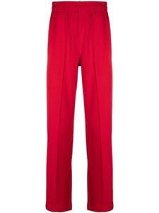 STYLAND pantalon en coton à coupe droite - Rouge