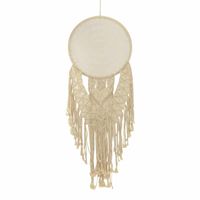 Macramé Dromenvanger Rond Beige  (125 x 41 x 4 cm) - thumbnail