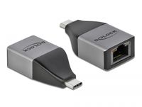 Delock 64118 USB Type-C-adapter naar Gigabit LAN 10/100/1000 Mbps - compact ontwerp - thumbnail