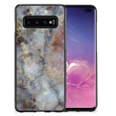 Samsung Galaxy S10+ Gripcase Marmer Grijs