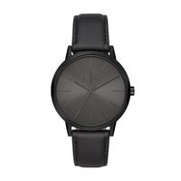 Horlogeband Armani Exchange AX2705 Leder Zwart 20mm - thumbnail