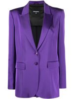 Patrizia Pepe blazer à simple boutonnage - Violet