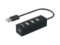 Equip USB 2 0 480 Mbit S hub, zwart