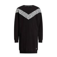 WE Fashion sweatjurk zwart/wit