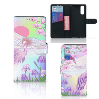 OPPO Find X2 Telefoonhoesje met Pasjes Bird