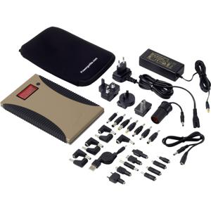 Power Traveller Powergorilla Tactical Powerbank 24000 mAh LiPo USB-A Zand Outdoor, Statusweergave