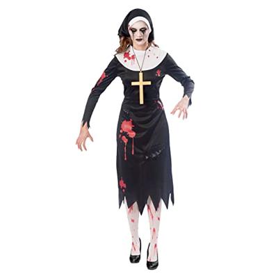 amscan 9902703 Womens griezelige non zombie Halloween fancy dress kostuum UK jurk maat 10-12