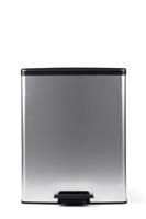 CURVER DECO DUO BIN Vuilnisemmer, kunststof, zilver metallic, 2 x 26 l