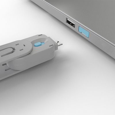 Lindy 40622 poortblokker Poortblokkeersleutel USB Type-A Blauw Acrylonitrielbutadieenstyreen (ABS) 1 stuk(s)