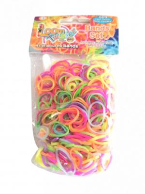 Loom Twister loombandjes neon junior rubber 603 delig