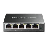 Tp-Link Tl-Sg105E Gigabit Switch Easy Smart/Unmanaged Pro (Plug En Play, Gigabit Poorten, Metalen Behuizing, Vlan, Qos) Smart Managed. 5 Port Zwart