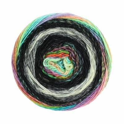 Gomitolo Finito 555 Kleur: Zwart-Antraciet-Naturel-Blauw-Groen-Geel-Rood