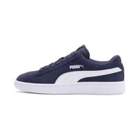 PUMA Smash V2 Sd Jr Sneakers voor kinderen, uniseks, Blauw Peacoat Puma White, 37 EU