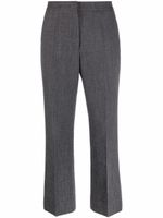 Jil Sander pantalon court évasé - Gris - thumbnail