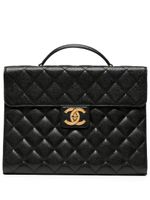 CHANEL Pre-Owned porte-documents CC Turn-lock (1995) - Noir