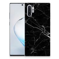 Samsung Galaxy Note 10 Plus TPU Siliconen Hoesje Marmer Zwart - Origineel Cadeau Vader - thumbnail