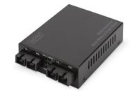 Digitus DN-82124 netwerk media converter 1000 Mbit/s 1310 nm Single-mode, Multimode Zwart - thumbnail