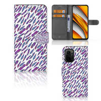 Poco F3 | Xiaomi Mi 11i Telefoon Hoesje Feathers Color - thumbnail