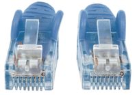 Intellinet 350785 RJ45 Netwerkkabel, patchkabel CAT 6A S/FTP 7.50 m Blauw Folie afscherming, Afscherming gevlochten, Halogeenvrij 1 stuk(s) - thumbnail