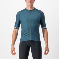 Castelli Entrata korte mouw fietsshirt blauw heren S - thumbnail