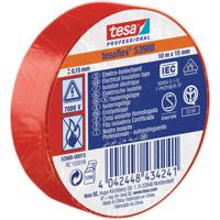 tesa 53988-00015-00 Isolatietape tesa Professional Rood (l x b) 10 m x 15 mm 1 stuk(s)