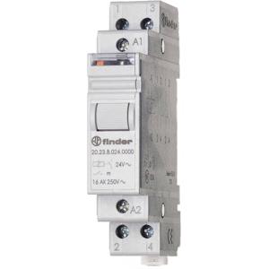 Finder 20.23.9.024.4000 Stroomstootschakelaar DIN-rail 1x NO, 1x NC 24 V/DC 16 A 4000 VA 1 stuk(s)