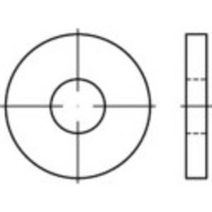 Onderlegring 25 mm 60 mm Staal 10 stuk(s) TOOLCRAFT 138266