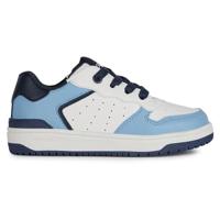 Geox Jongens J Washiba Boy B Sneakers, White Lt Jeans, 34 EU