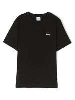 BOSS Kidswear t-shirt à logo embossé - Noir