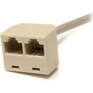 StarTech.com 2-naar-1 RJ45 splitter adapterkabel F/M