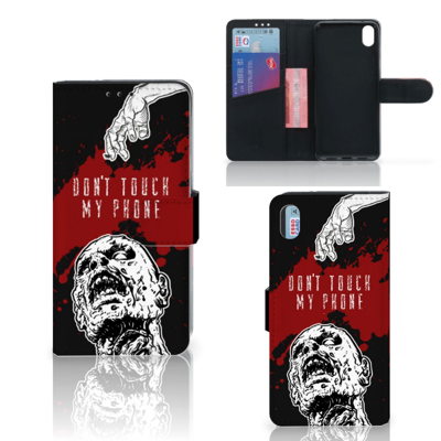 Xiaomi Redmi 7A Portemonnee Hoesje Zombie Blood Xiaomi Redmi 7A Portemonnee Hoesje Zombie Blood