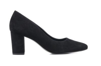 Paul Green Dames Pumps in Suede (Zwart) Paul Green Dames Pumps in Suede (Zwart)