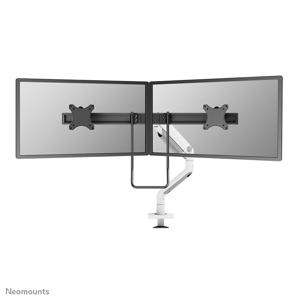 Neomounts DS75S-950WH2 Monitor-tafelbeugel 2-voudig 43,2 cm (17) - 68,6 cm (27) Wit Kantelbaar, Roteerbaar, Zwenkbaar, In hoogte verstelbaar