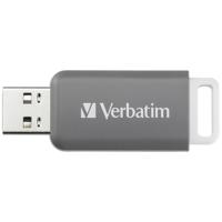 Verbatim V DataBar USB 2.0 Drive USB-stick 128 GB Grijs 49456 USB 2.0 - thumbnail