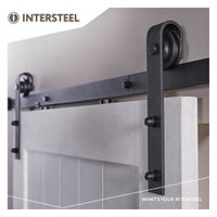 Intersteel Schuifdeursysteem Basic mat zwart