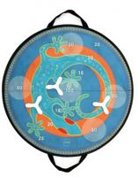 Scratch werpspel Salamander magnetisch 60 cm blauw 4 delig