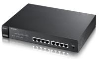 ES-1100-8P - Switch - onbeheerd - 4 x 10/100 (PoE) + 4 x 10/100 - desktop, wandbevestiging - PoE