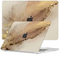 Lunso MacBook Air 15 inch M2/M3 (2023-2024) cover hoes - case - Sweet Caramel - thumbnail