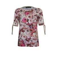 T-shirt met boothals