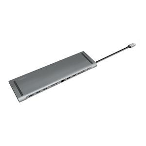 LogiLink UA0373 USB-C dockingstation Geschikt voor merk: Universeel USB-C Power Delivery, Geïntegreerde kaartlezer