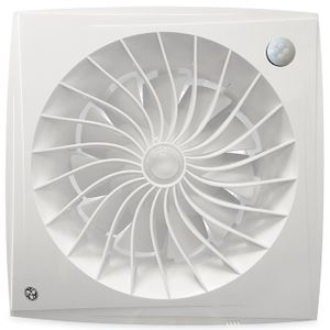 Badkamer Ventilator Blauberg Sileo - Ø 150mm - 2-standen - Met Timer + Bewegingssensor (sileo150ir)