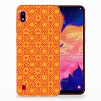 Samsung Galaxy A10 TPU bumper Batik Oranje - thumbnail