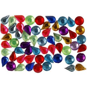 Gekleurde plak diamantjes 5mm 180x stuks