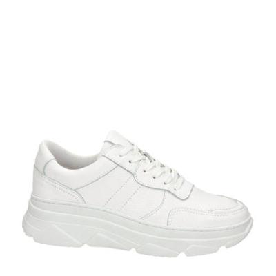 Nelson leren chunky sneakers wit Nelson leren chunky sneakers wit