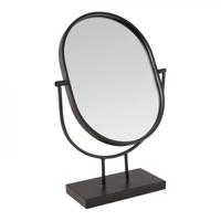 Vtwonen Mirror oval on stand black