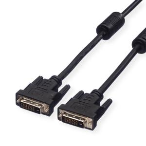 VALUE DVI monitorkabel, DVI M/M, (24+1) dual link, 5,0m, 5 m