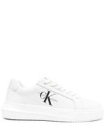 Calvin Klein Jeans baskets à logo imprimé - Blanc